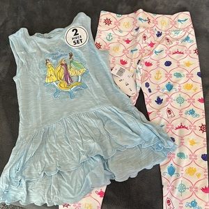 Disney Cruise Line 2 piece princess set size xs 4/5